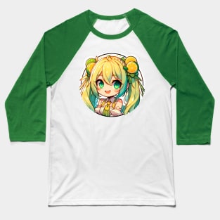 Hatsune Miku lemon Baseball T-Shirt